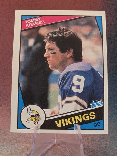 1984 topps 293c tommy kramer - 1984, #293c