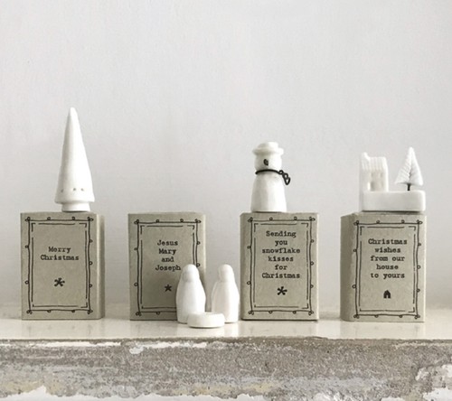Mini porcelain figurine - mini, in