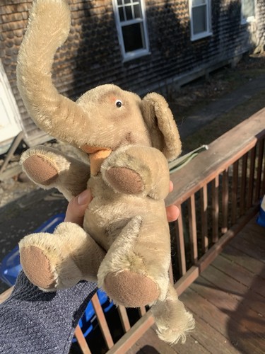 Steiff vintage elephant mohair - steiff,