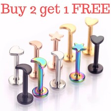 Labret Monroe Tragus Bar Helix