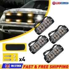 4x 12LED Amber Recovery Strobe