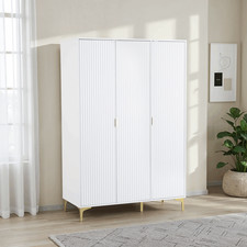 2 Door 3 Door Wardrobe White