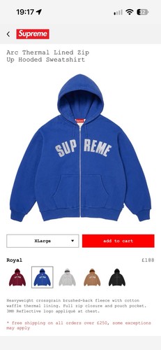 Supreme arc thermal lined - thermal,