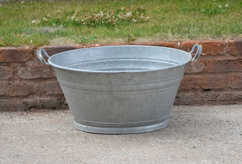 Old galvanised washing - old,