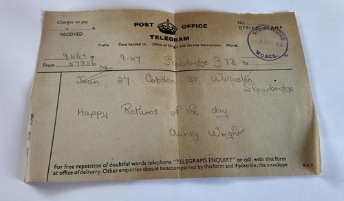 Vintage wartime post office - wartime,