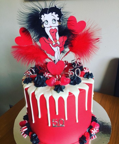 Betty boop feathers - boop,