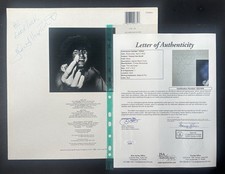 Townes Van Zandt The Late Great Hand Signed Vinyl Record Album LP JSA #ZZ21858