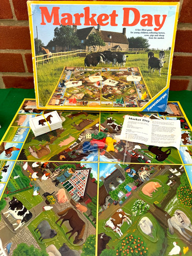 Market day vintage farm - vintage, board
