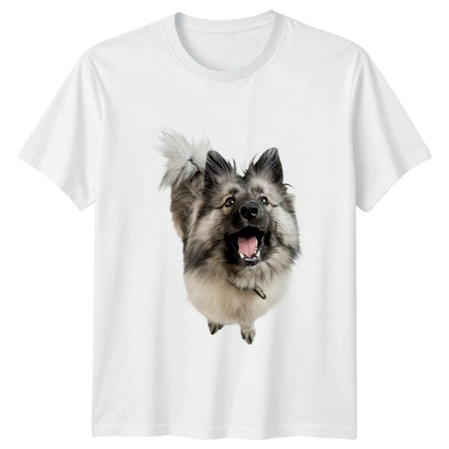 Keeshond dog portrait shirt - dog,