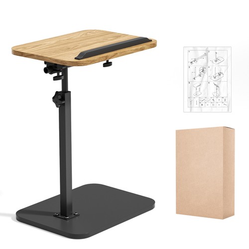 Side table lifting laptop desk - side,