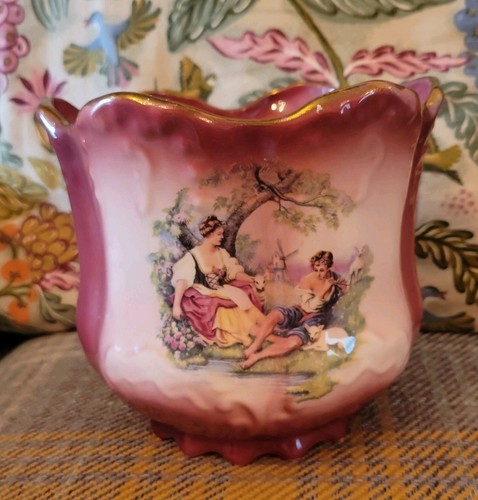 Vintage staffordshire pink - vintage,