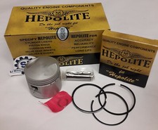 BSA B25 C25 TRIUMPH TR25 HEPOLITE PISTON KIT +060 BORE 16945 RINGS GUDGEON PIN