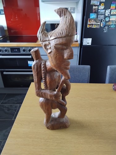 Vintage hand carved african - vintage,