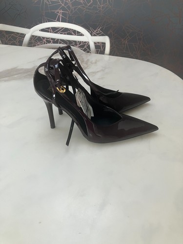 Bnwt zara burgundy heeled - zara,