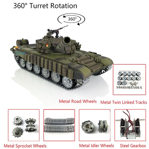 Henglong t72 battle tank - t72, rc