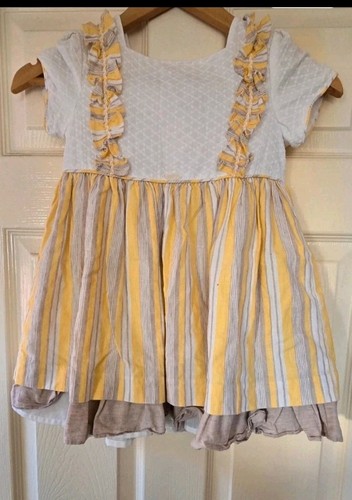 Yellow and beige striped - yellow,