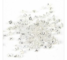 2mm Princess-cut diamond Melee. Colour I-J, Clarity Si1 3.48 carats 