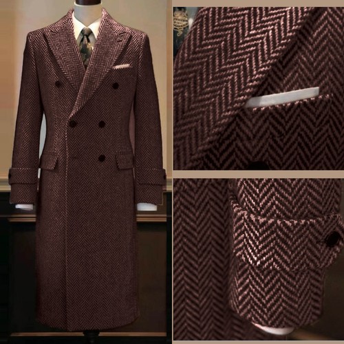 Herringbone men coats - herringbone,