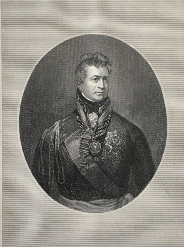General picton antique print - general,