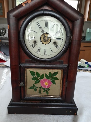 Antique ansonia mantle clock - mantle,