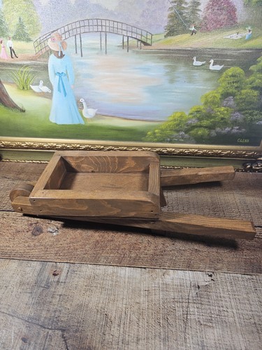 Vtg wooden wheel - wooden,