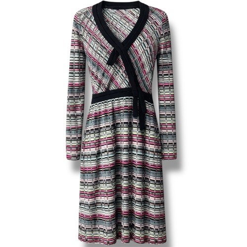 Missoni wrap knit dress - missoni,