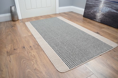 Beige washable non slip rug - beige,