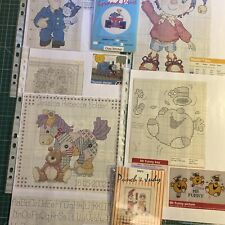 cross stitch Children’s Characters Themed Bundle 2x Mini Kits + magazine Charts