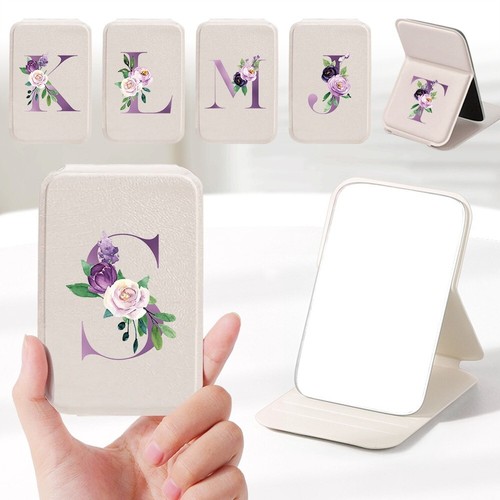 Purple letter mirror pocket - letter,