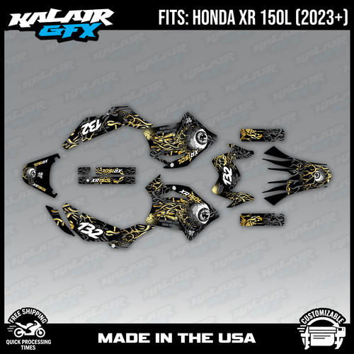 Graphics kit for honda - honda, xr150l