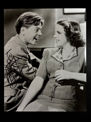 Mickey rooney signed 8x10 - signed,