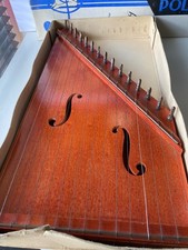 vintage zither harp polyjeux