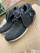 VISVIM CUBISM Fringed Short FBT Shoes Black US 8.5