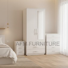 2 door wardrobe Set Assembled