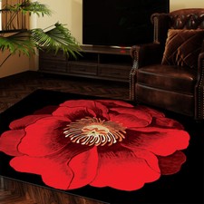 Red Poppy Flower Carpet
