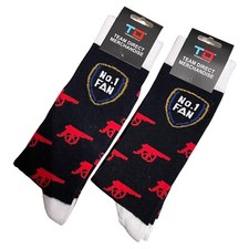 2 Pairs Arsenal Gunners Fan