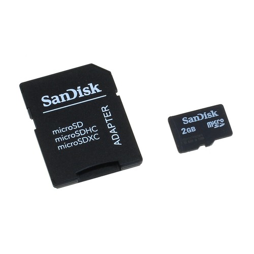 Memory card sandisk - sd, 2gb