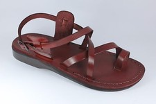 Brown Leather Sandals Womens