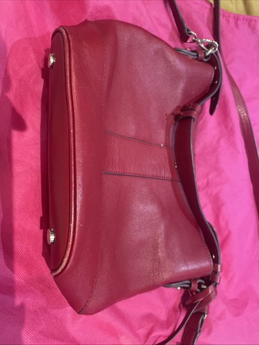 Red leather jigsaw bucket - bucket, bag