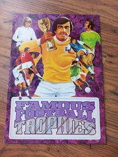 Burmah Petrol Famous Football Trophies inc folder 1970's - VERY RARE - COMPLETE