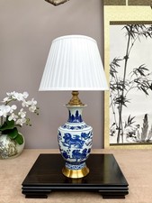 Hand-Painted Blue & White Foo