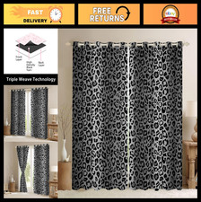Leopard Print Curtains for