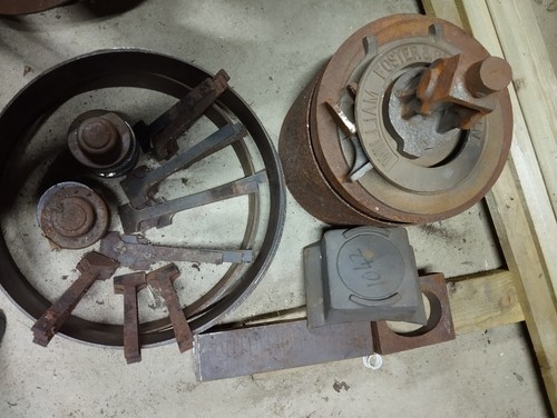 Traction engine parts
