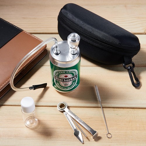 Metal mini small bong - 4.5",