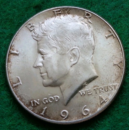 1964 kennedy half - kennedy, coin