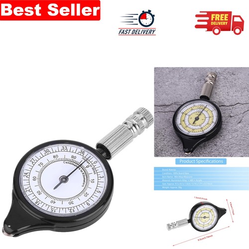 Curved map measurer - measurer,