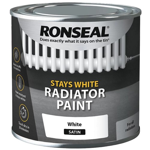 Ronseal stays white radiator - ronseal,