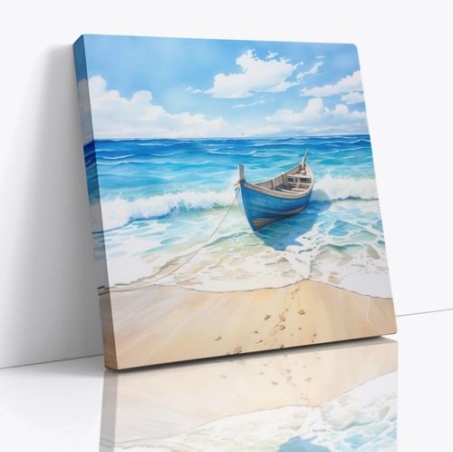 Row boat seaside beach - row,