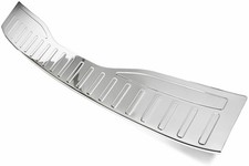 Chrome steel rear bumper - steel,