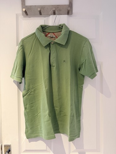 Burberry london green polo - burberry,
